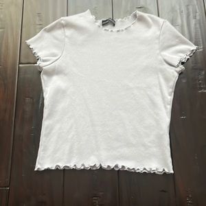 Brandy Melville Lettuce Edge Ashlyn Top